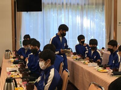 健康観察の風景