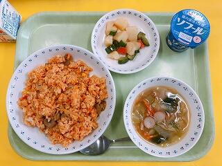 給食 柏市立田中中学校